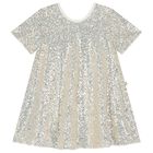 Girls Gold Sequin Dress, 1, hi-res