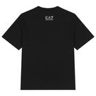 طقم شورت اطفال بالشعار باللون الاسود , 5, hi-res