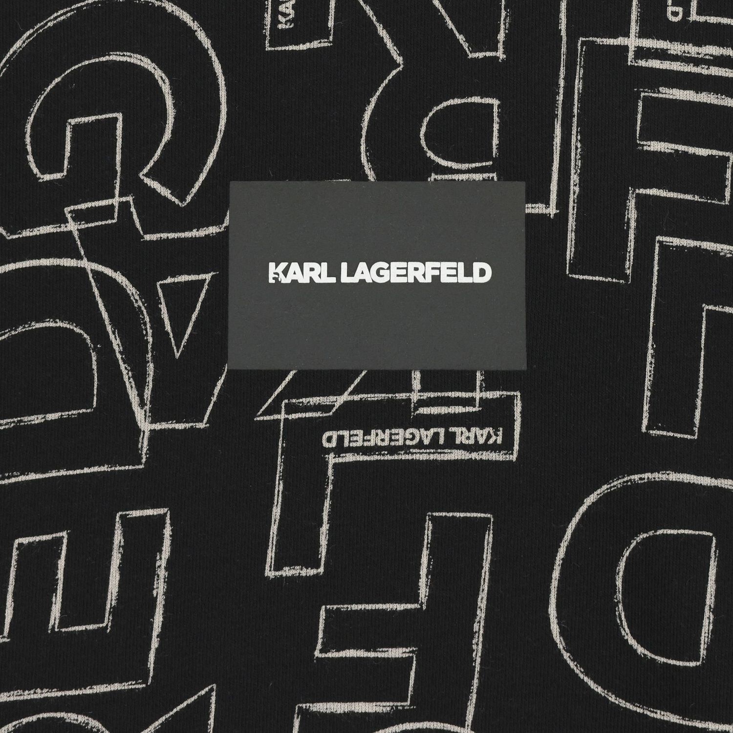 Boys Black Logo Sweatshirt, 1, hi-res