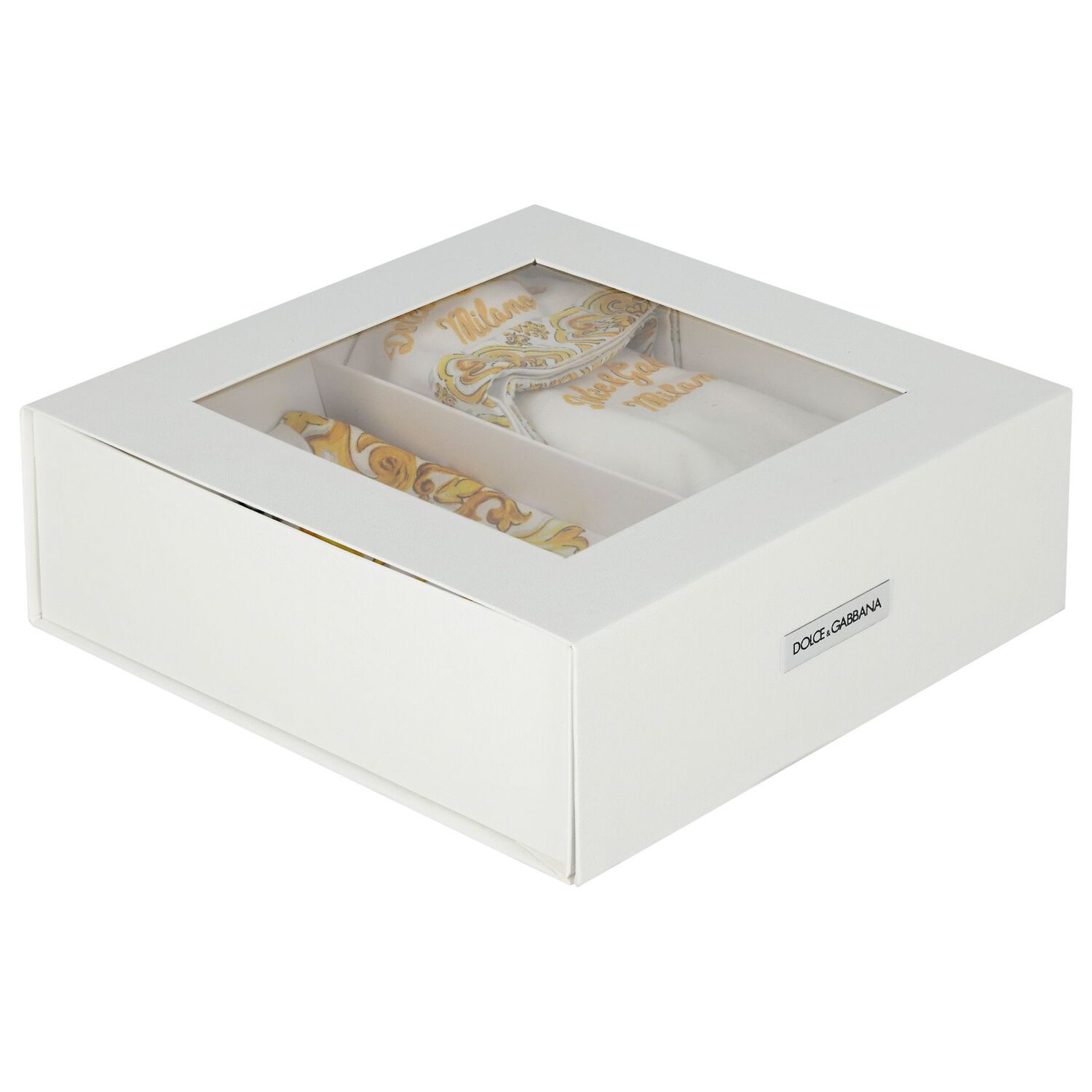 طقم بنات هدايا أفرول ماجوليكا باللون الأبيض والأصفر , 1, hi-res image number null