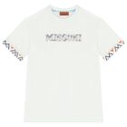 Boys White Logo T-Shirt, 1, hi-res