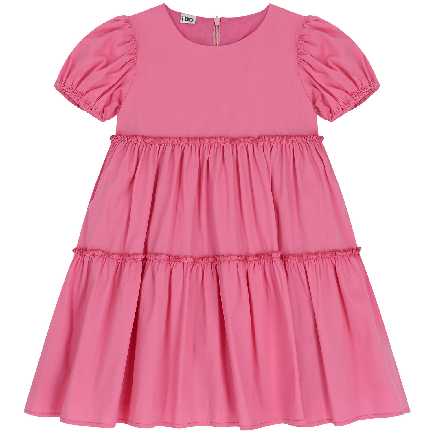 Girls Pink Tiered Dress, 2, hi-res image number null