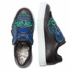 Boys Black Tiger Trainers, 1, hi-res