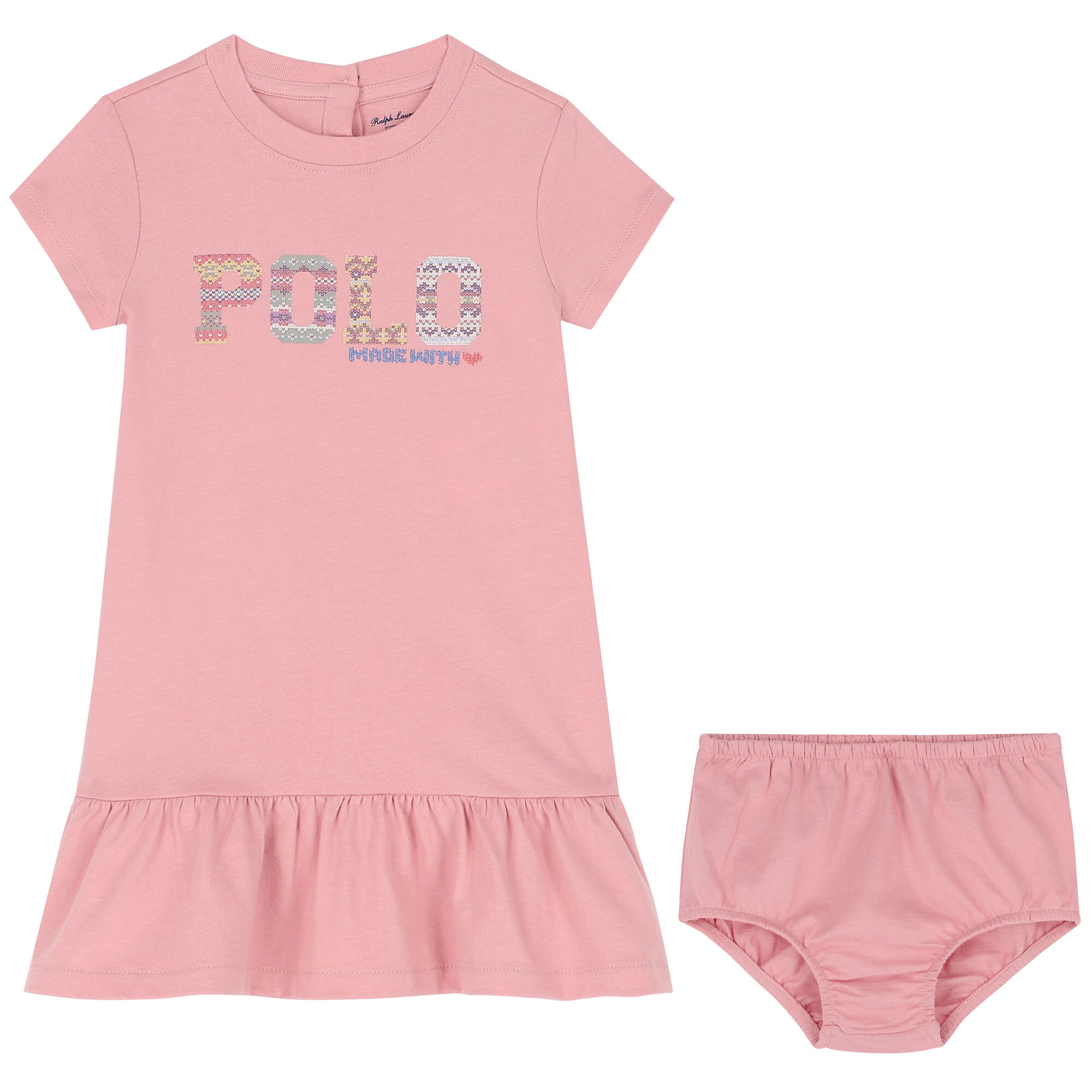 Ralph lauren baby girl pink dress new arrivals