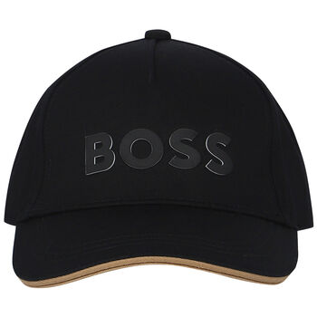 Boys Black Logo Cap