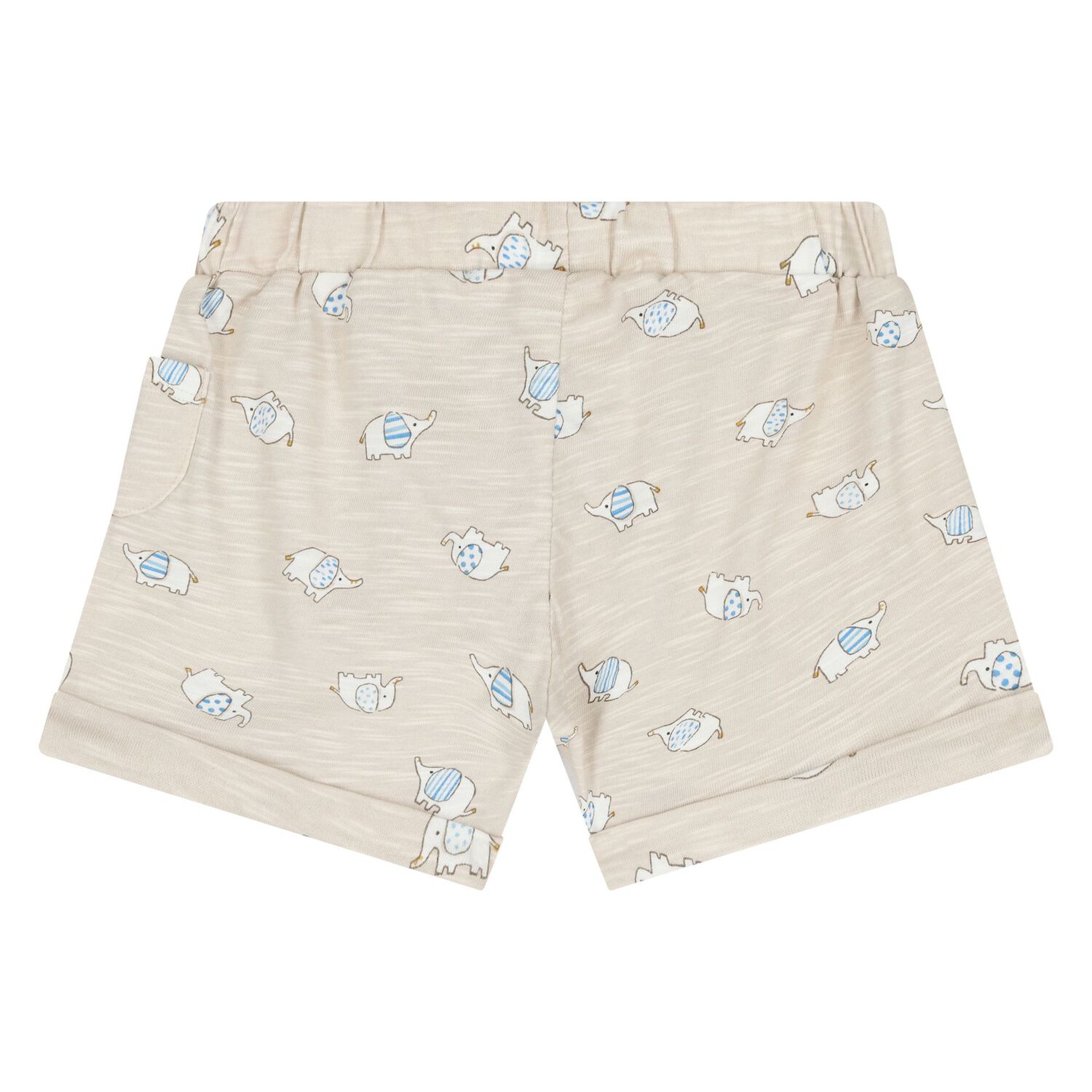 Baby Boys White & Blue Shorts Set ( 2-Pack ) , 1, hi-res