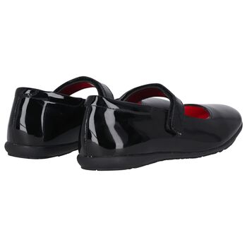 Girls Black Patent Leather Shoes