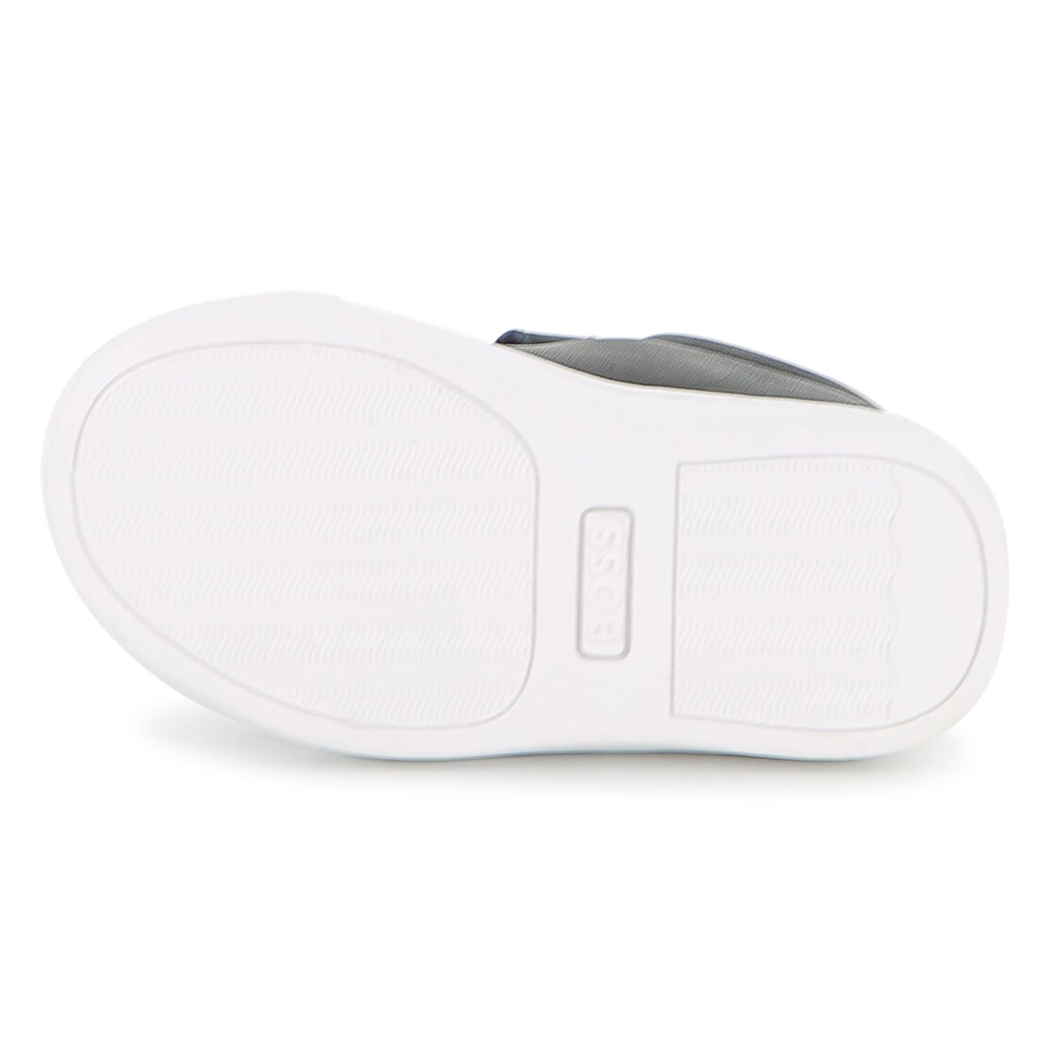 Boys Black & White Logo Trainers, 1, hi-res