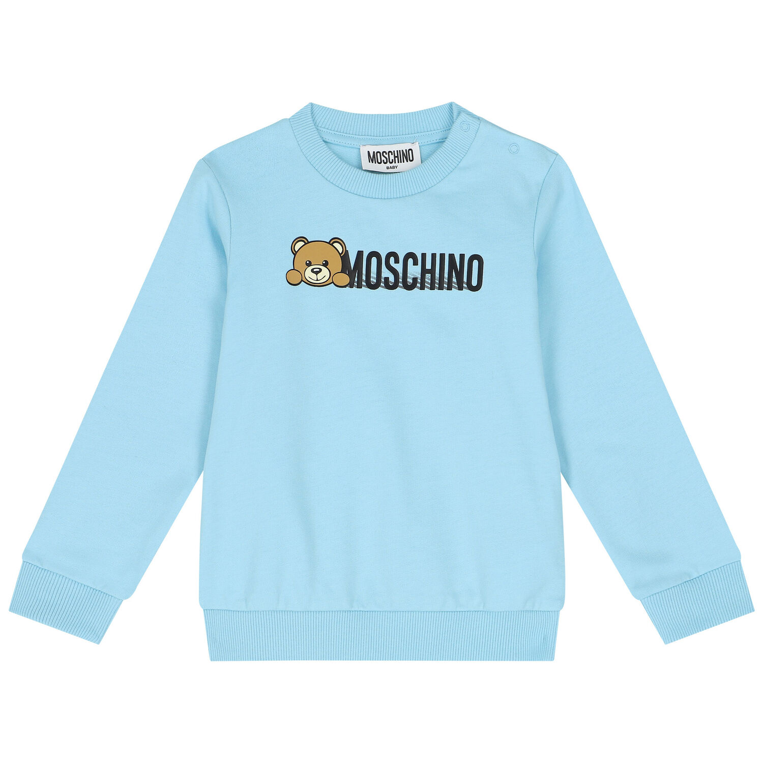 Blue Teddy Bear Logo Sweatshirt, 1, hi-res