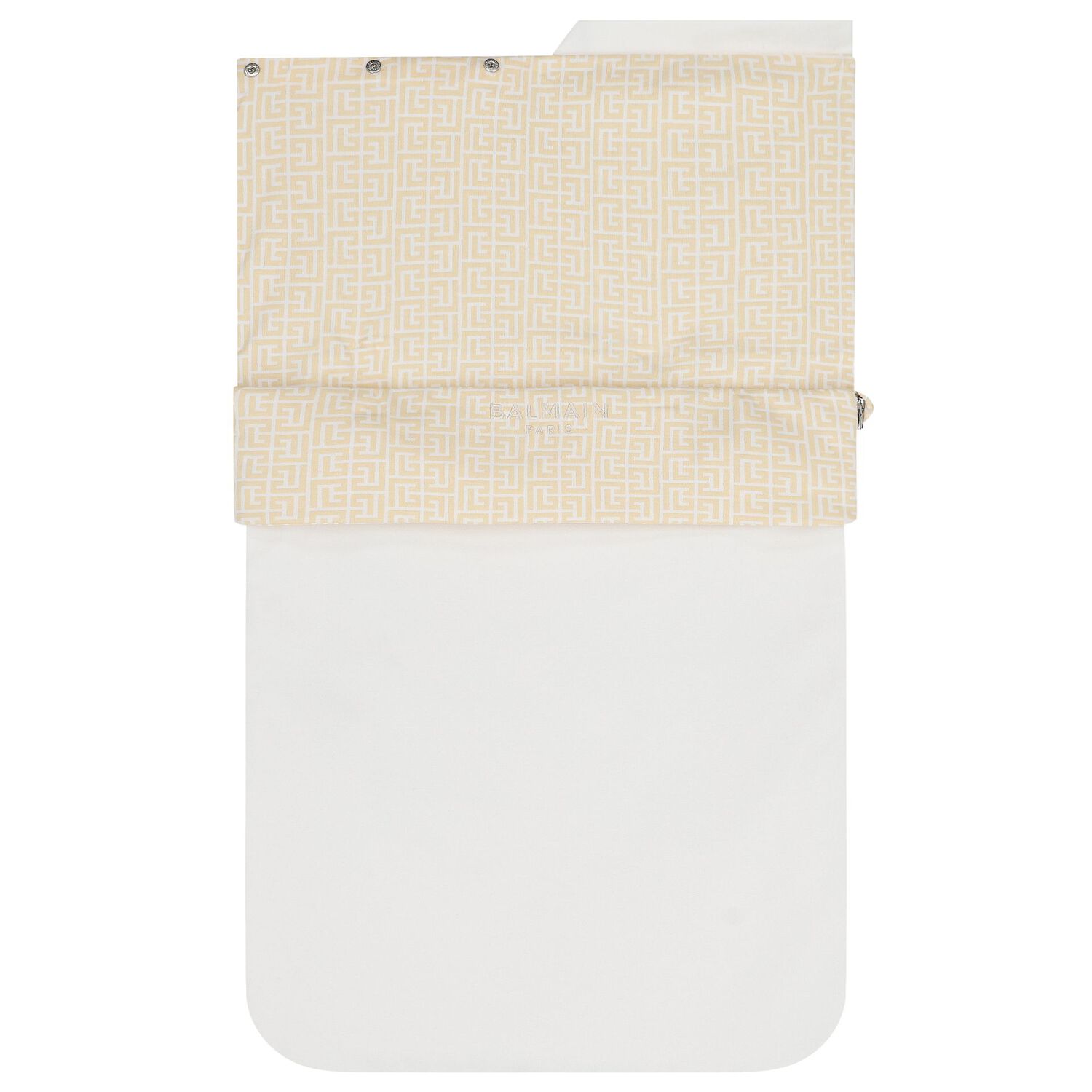 White & Gold Logo Baby Nest, 1, hi-res