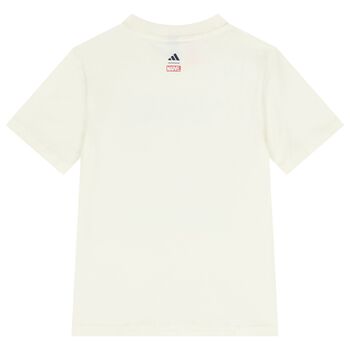 Boys Ivory Logo Marvel T-Shirt