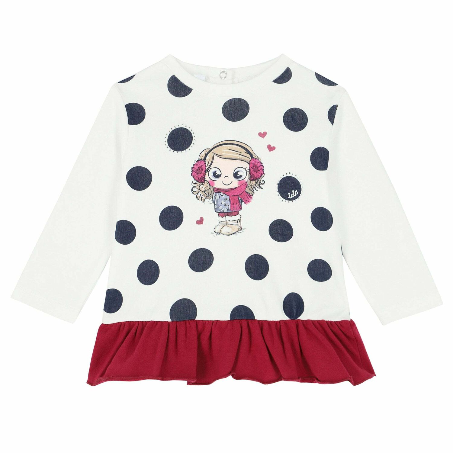 طقم ليغنز بناتي باللون الابيض والكحلي, 1, hi-res