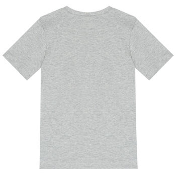 Boys Grey Logo T-Shirt