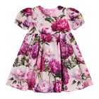 Baby Girls Pink Peony Dress Set, 1, hi-res