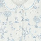 Ivory & Blue Teddy Bear Babygrow, 3, hi-res