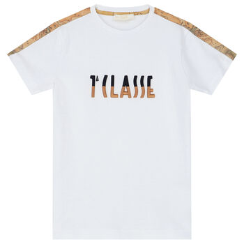 Boys White Logo T-Shirt