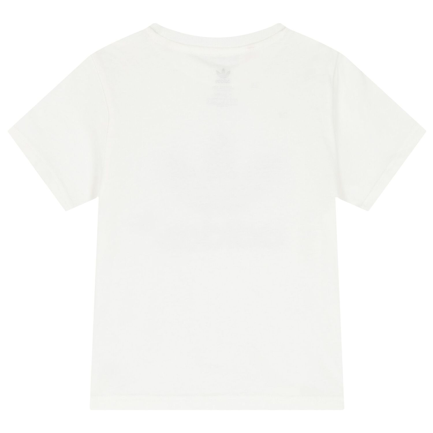 White Trefoil Logo T-Shirt, 1, hi-res