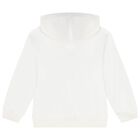 White Teddy Bear Logo Hooded Top, 1, hi-res