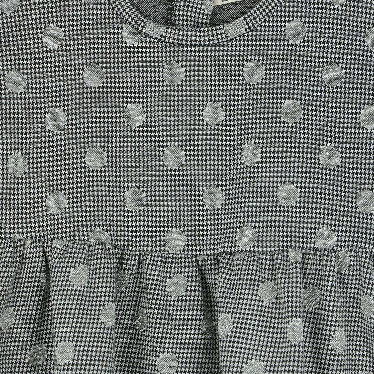 Girls Black & White Glitter Dress, 1, hi-res image number null