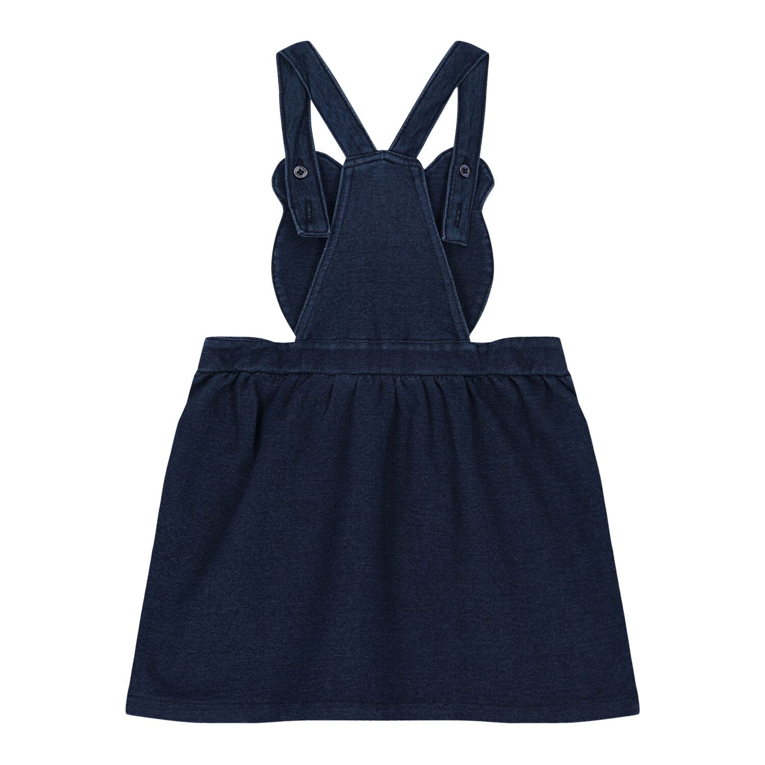 Baby Girls Pink & Blue Dungaree Set, 1, hi-res