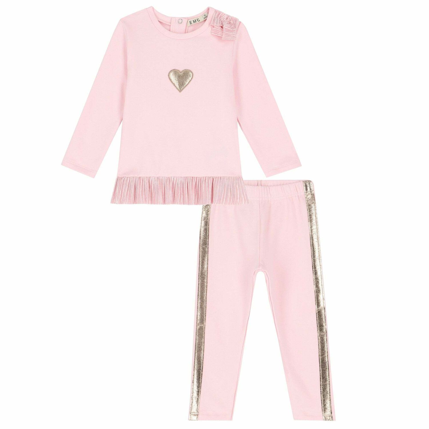 طقم ليغنز وتوب باللون الوردى , 1, hi-res image number null