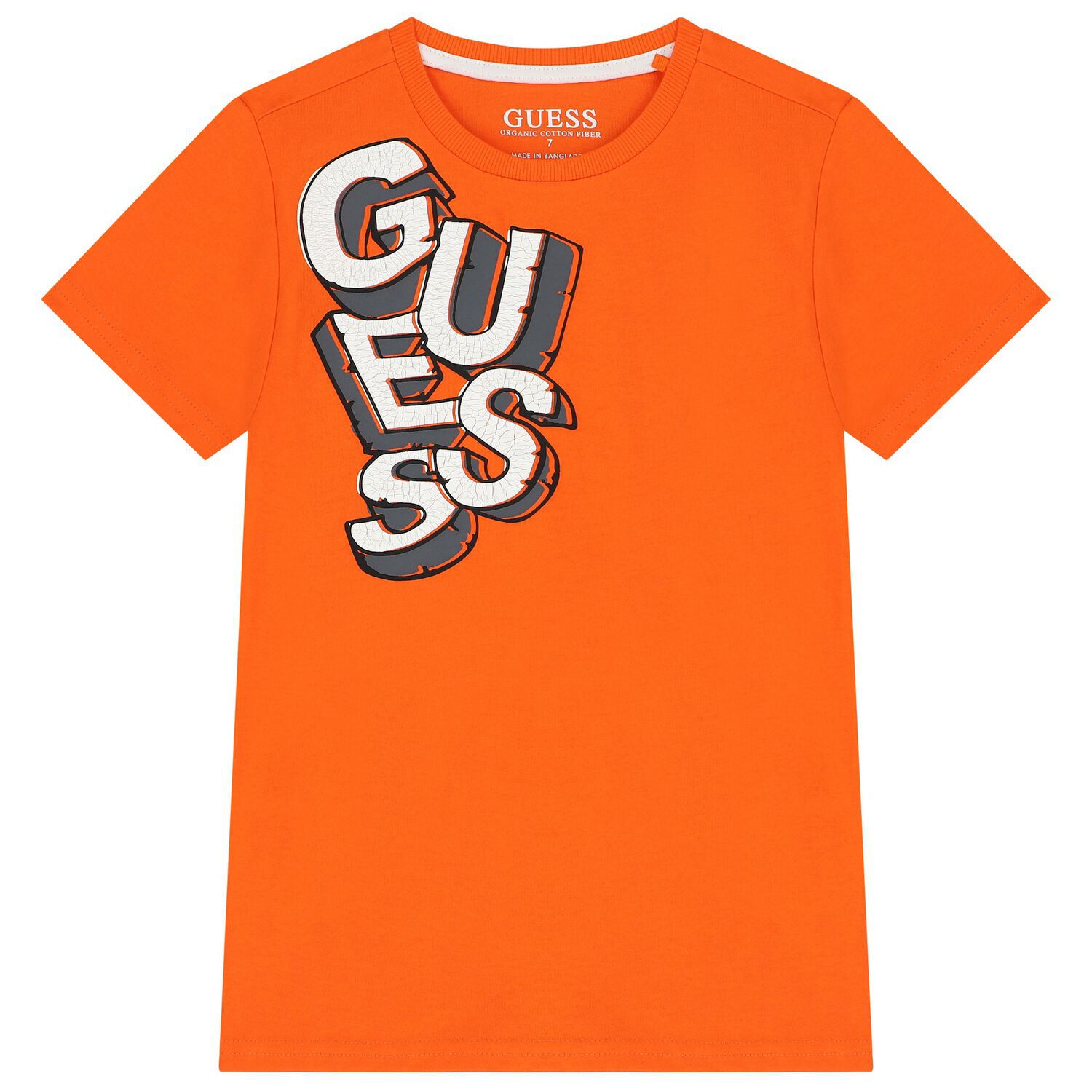 Boys Orange Logo T-Shirt, 1, hi-res image number null