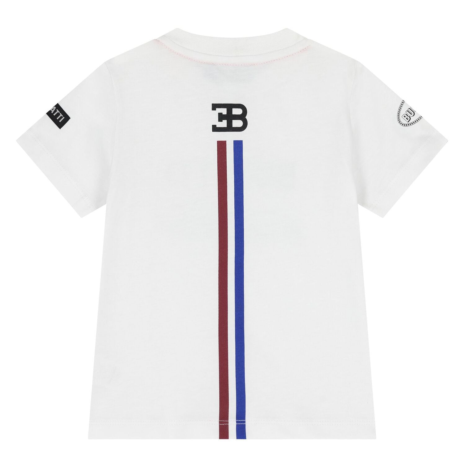 Younger Boys White Logo T-Shirt, 1, hi-res
