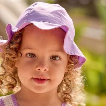 Younger Girls Lilac Bow Hat