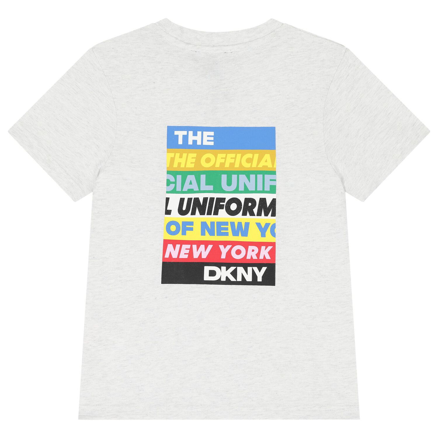 تي شيرت بالشعار باللون الرمادي للأولاد, 1, hi-res