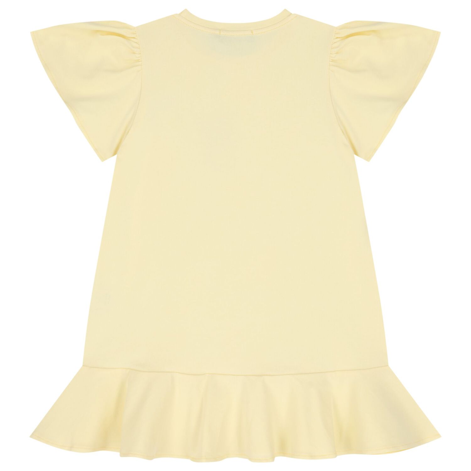 Girls Yellow Bag Logo Dress, 3, hi-res