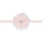 Girls Pink Tulle Flower Headband, 1, hi-res