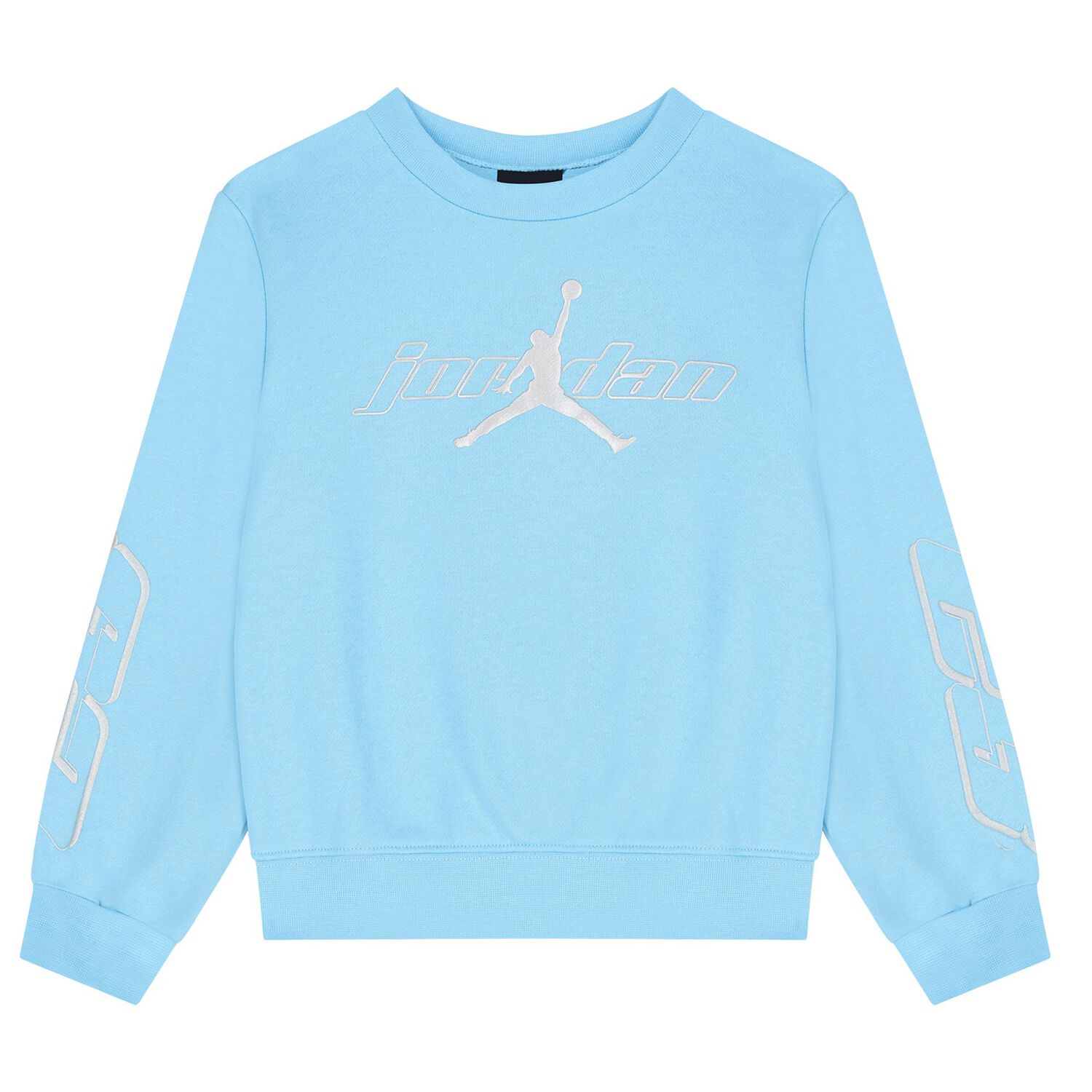 بدلة رياضية بالشعار باللون الأزرق للأولاد, 1, hi-res