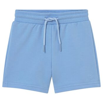 Younger Boys Blue Logo Shorts