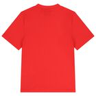 Boys Red Logo T-Shirt, 11, hi-res