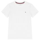 Boys Navy & White Cotton Logo T-Shirts ( 2-Pack ), 1, hi-res