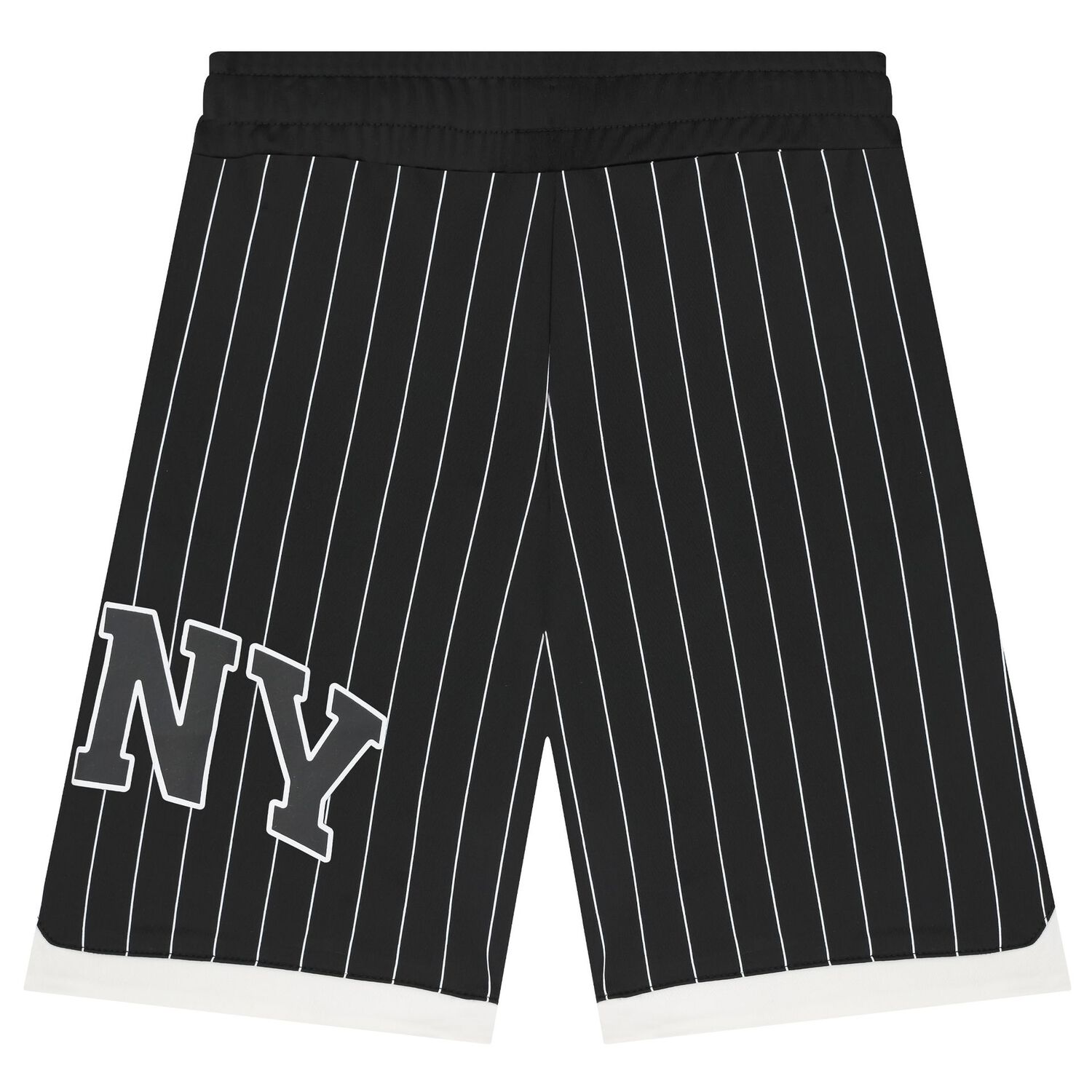 Boys Black Logo Shorts, 1, hi-res image number null