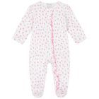 ملابس أطفال بناتي بزهرة توليب بيضاء, 2, hi-res