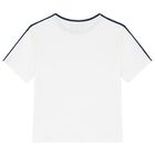 طقم شورت باللون العاجي و الكحلى للأولاد, 1, hi-res