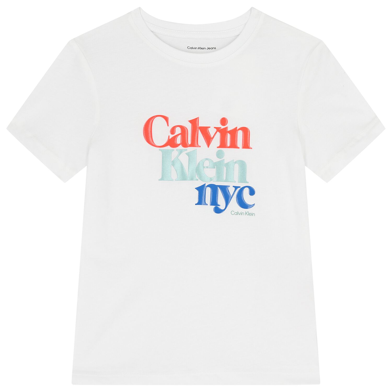 تي شيرت أبيض بشعار للبنات, 2, hi-res image number null