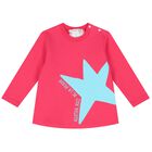 طقك ليغينز بنات بالنجوم باللون ازهرى والأزرق, 1, hi-res