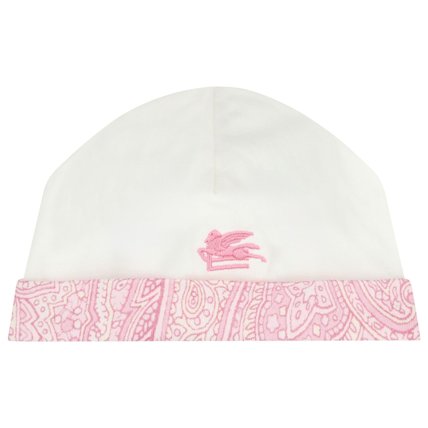 Baby Girls White & Pink Paisley Babygrow Gift Set, 2, hi-res