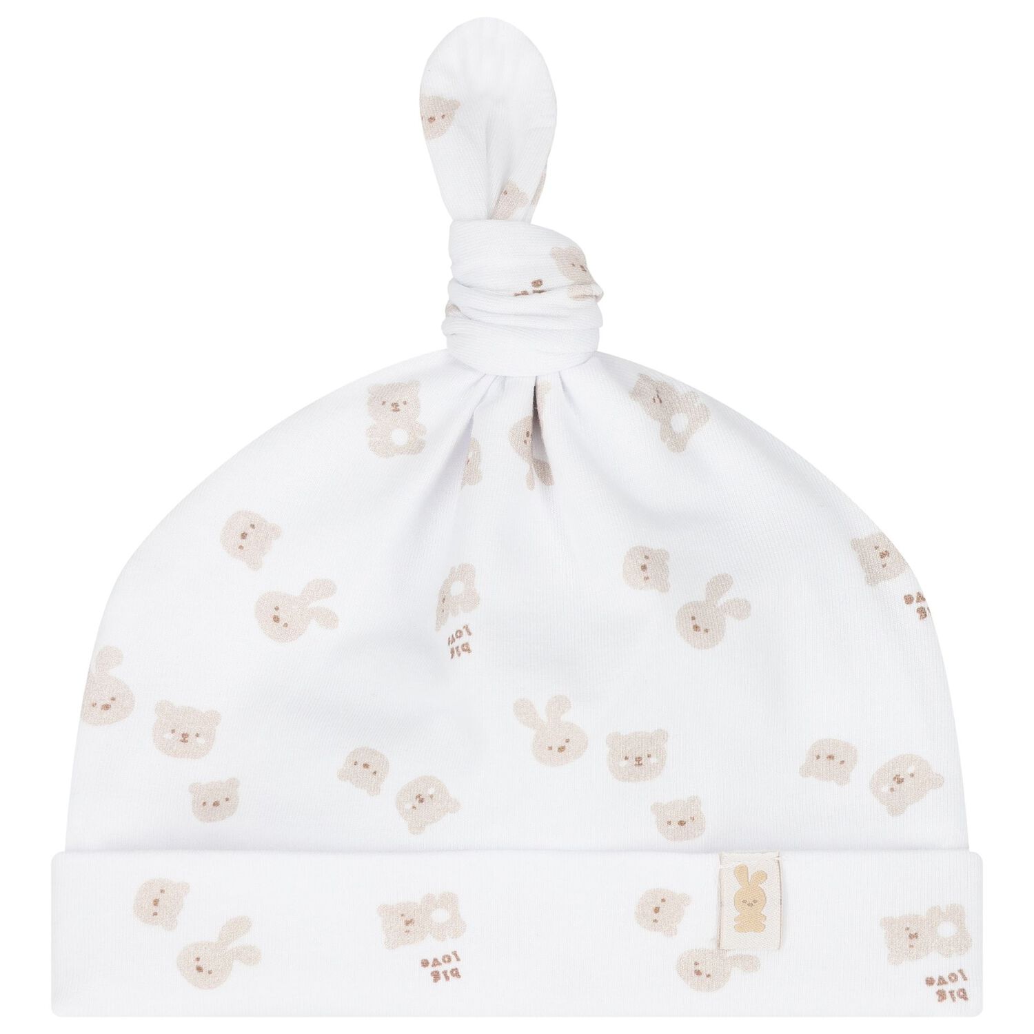 طقم هدايا افارولبطبعة الدب تيدي باللونين الأبيض والبيج, 1, hi-res