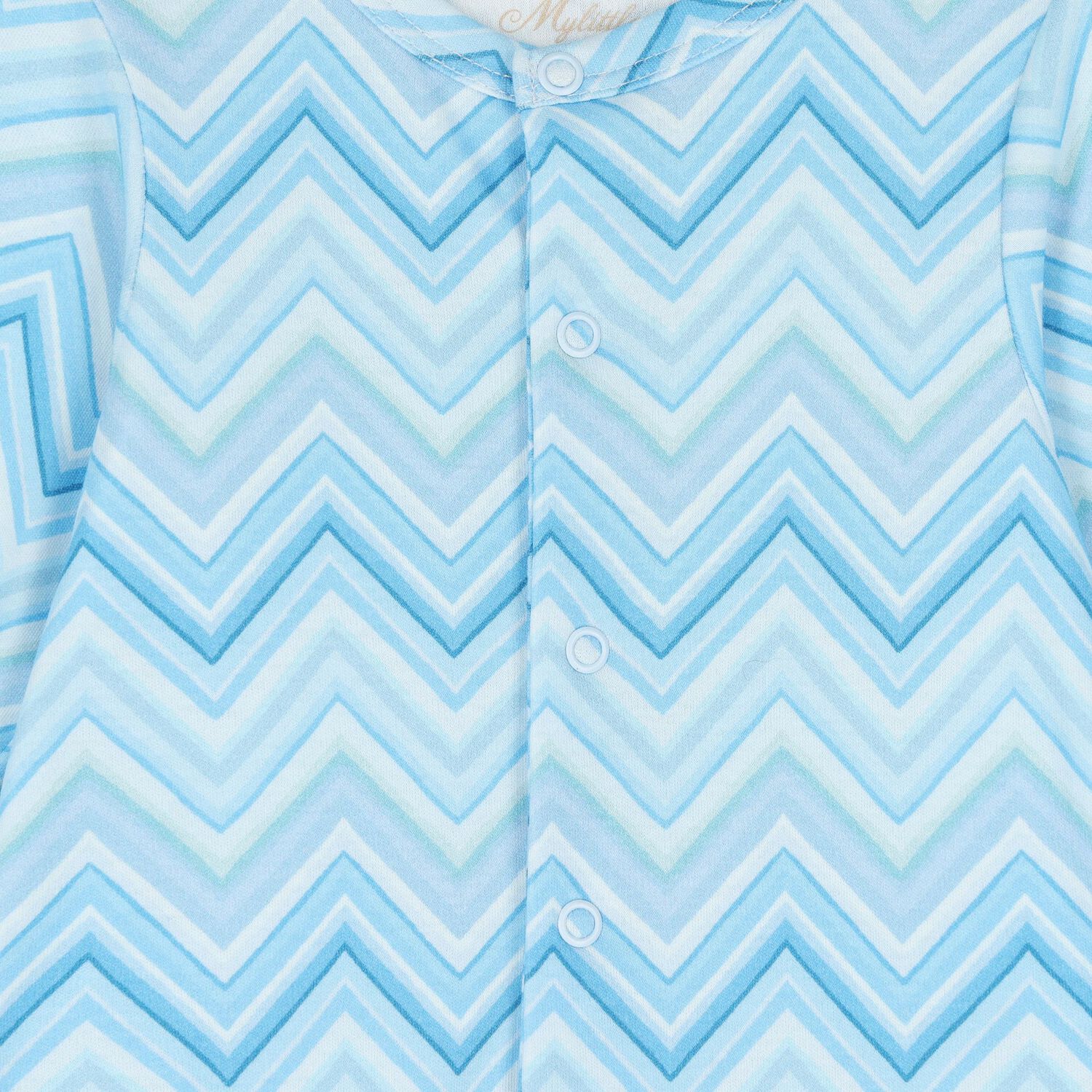Baby Boys Blue Zig Zag Babygrow Gift Set  , 4, hi-res