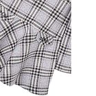 فستان بناتي منقوش باللونين الرمادي والأحمر, 1, hi-res