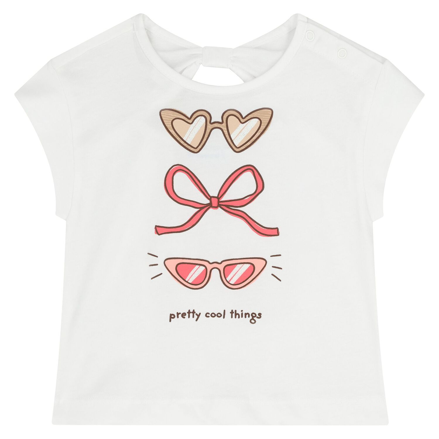 طقم ليجنز للبنات باللون الابيض والوردي, 2, hi-res