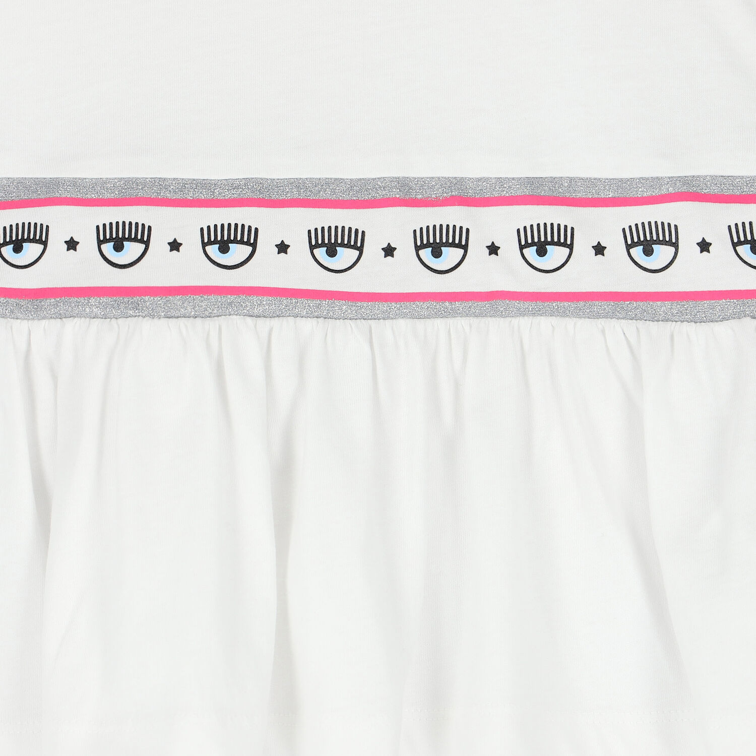 Younger Girls White & Pink Logo Polo Dress Set, 1, hi-res image number null