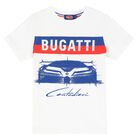 Boys White Logo T-Shirt, 1, hi-res