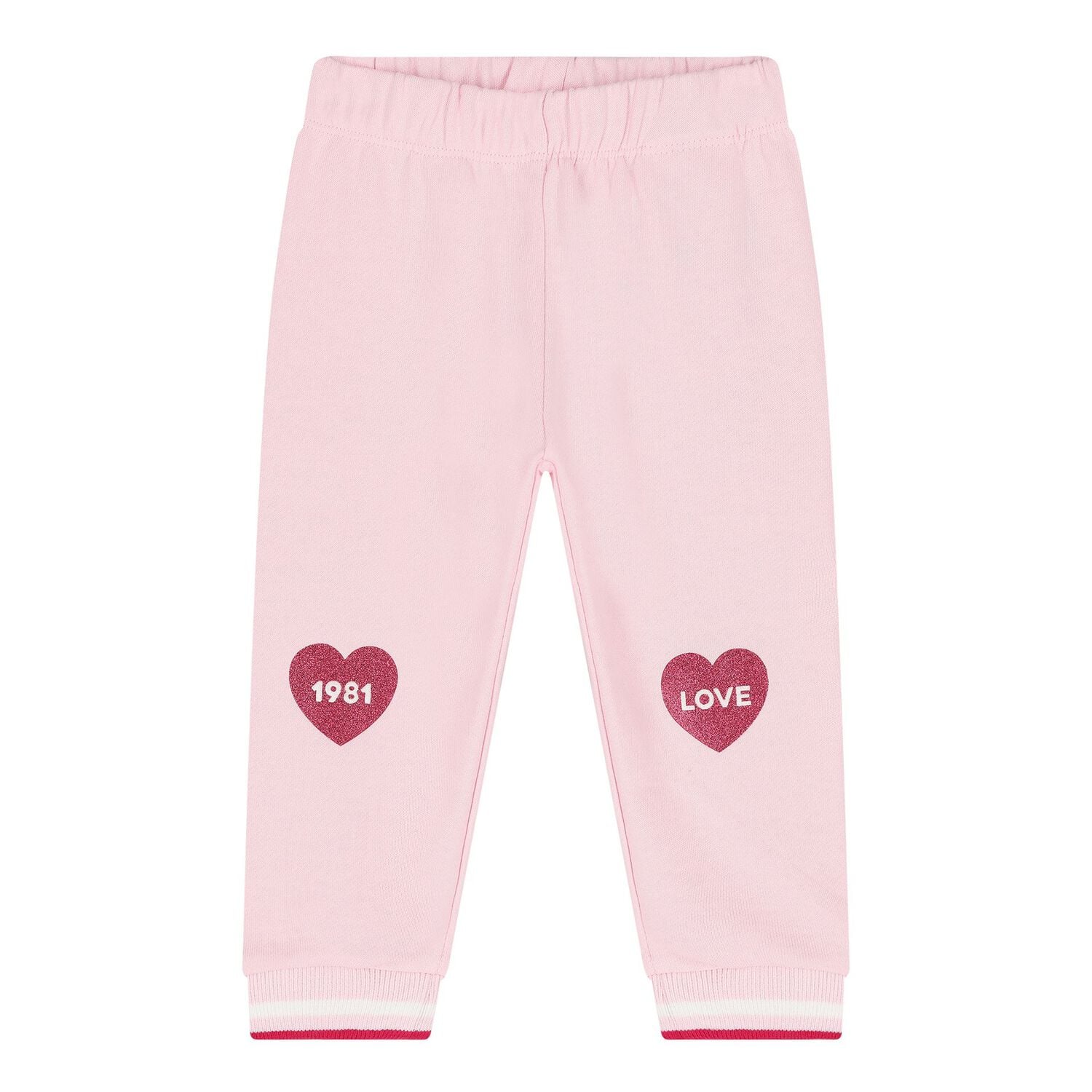 Baby Girls Pink Logo Tracksuit, 2, hi-res