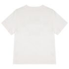 Boys White EKD Logo T-Shirt, 1, hi-res