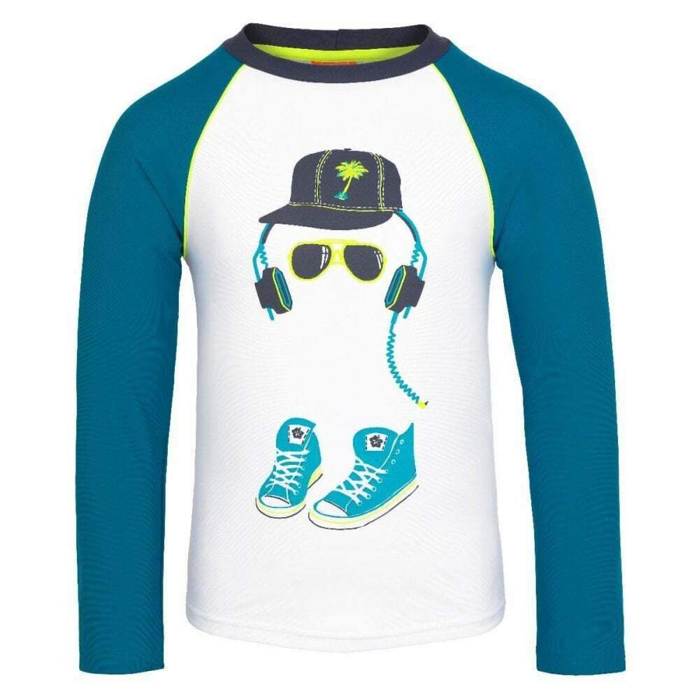 Boys white rash vest sales
